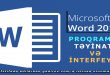 Word 2016 proqramının təyinatı və interfeysi