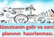 Müəssisənin gəlir və xərclər planının hazırlanması