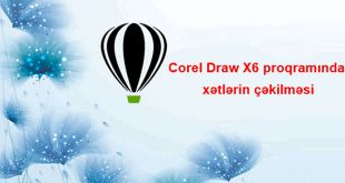 Corel Draw proqramında xətlərin çəkilməsi