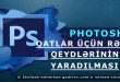 Qatlar üçün rəng qeydinin yaradılması